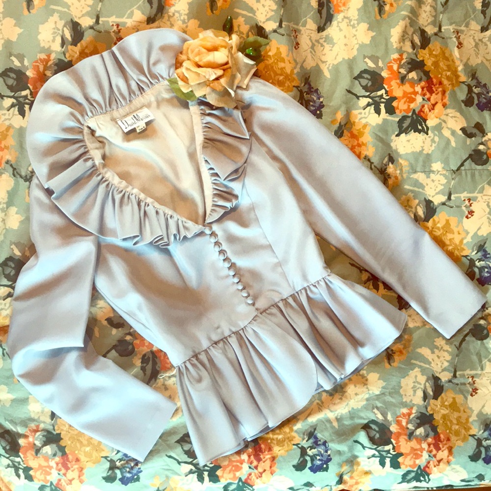 Silvery Gray David Morris Vintage Jacket
